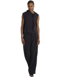 LE17SEPTEMBRE - Broeken ,Blauw ,Polyester Pantaloni Pences - Lyst