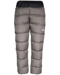 Ostrya - Fitness ,Grijs ,Nylon Contrasterende Nylon Skibroek - Lyst
