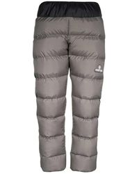 Ostrya - Fitness ,Grijs ,Nylon Contrasterende Nylon Skibroek - Lyst