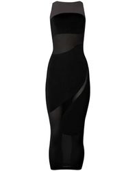 Wolford - Kleedjes ,Zwart ,Wol Shade Lange Jurk - Lyst