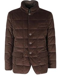 Fay - Jassen ,Bruin ,Katoen Double Front Donsjack - Lyst