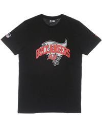 KTZ - Tops ,Zwart ,Katoen Nfl Team Shadow Tee, Tampa Bay Buccaneers - Lyst