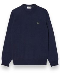 Lacoste - Round-Neck Knitwear - Lyst