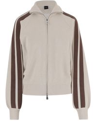 Pinko - Sweatshirt Met Ritssluiting En Love Birds-Logo - Lyst
