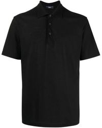 Herno - Tops ,Zwart ,Katoen Polo Shirt - Lyst
