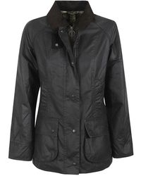 Barbour - Jassen ,Groen ,Katoen Beadnell Wax Jacket - Lyst