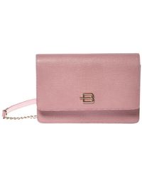 Baldinini - Lizard Print Wallet With Chain - Lyst