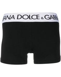 Dolce & Gabbana - Boxer lungo jersey cotone bielastico - Lyst