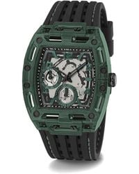 Guess - Orologio multifunzione phoneix nero/verde - Lyst