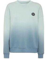 Philipp Plein - Hoodies & Sweatvesten ,Blauw ,Katoen Oversize Hoodie Sweatshirt Degrade - Lyst