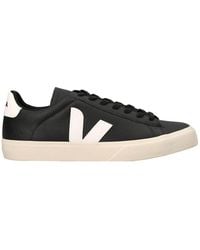 Veja - Campo chromefree ledertrainer schwarz/weiß - Lyst