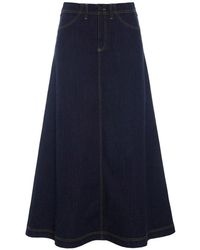 Bitte Kai Rand - Rokken ,Blauw ,Denim Lange Denim Rok - Lyst
