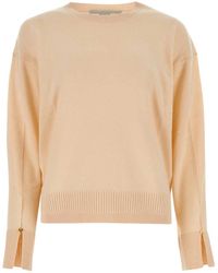 Stella McCartney - Truien & Vesten ,Roze ,Wol Wollen Oversized Trui - Lyst