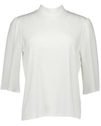 Marc Cain - Overhemden ,Wit ,Katoen Basic Shirt - Lyst