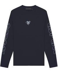 Aspact - Tops ,Blauw ,Mirage Ls Tee - Lyst