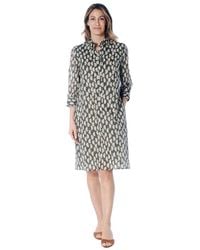 ROSSO35 - Abito A Fantasia Geometrica - Lyst