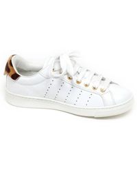 DSquared² - Schoenen ,Wit ,Vintage Effect Sneaker Santa Monica Schoen - Lyst