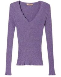Twin Set - Knitwear > v-neck knitwear - Lyst