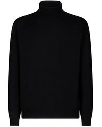 Dondup - Truien & Vesten ,Zwart ,Wol Turtleneck Trui - Lyst