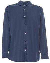 Fay - Camicia Jersey Tinto Frosted - Lyst