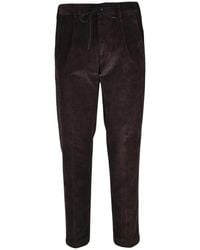 Officina 36 - Straight Trousers - Lyst