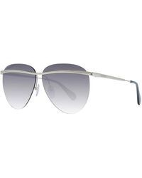 MAX&Co. - Accessoires ,Geel ,Goud Zonnebril Aviator Gradient - Lyst