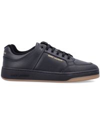 Saint Laurent - Leather Sneakers Sl 61 - Lyst
