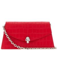 McQueen - Mini Skull Crossbody Tas - Lyst