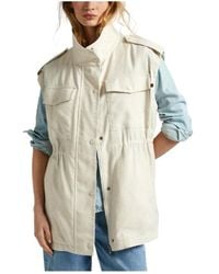 Pepe Jeans - Jassen ,Veelzijdige En Elegante Tilda Vest - Lyst