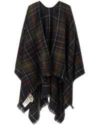 Barbour - Jassen ,Veelkleurig ,Polyester Montieth Serape Cape - Lyst