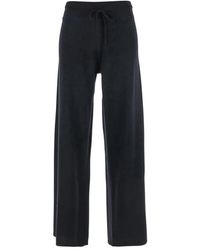 Lisa Yang - Broeken ,Zwart ,Kasjmier Kasjmier Elastische Taille Zwarte Broek - Lyst