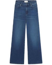 FRAME - Le Slim Palazzo Jean - Lyst