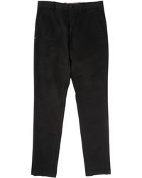 White Sand - Broeken ,Zwart ,Katoen Slim Fit Chino Voor Modern Comfort - Lyst
