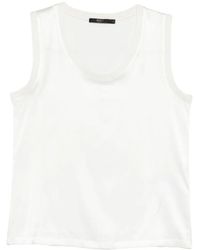 Seventy - Tops ,Wit ,Nylon T-Shirts En Polo's - Lyst