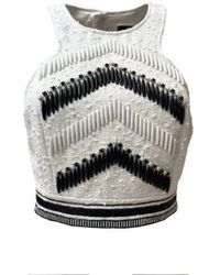 Elisabetta Franchi - Sleeveless Tops - Lyst
