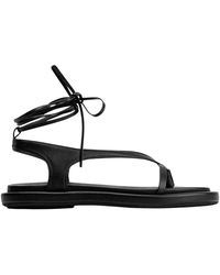 Poeve - Flat Sandals - Lyst