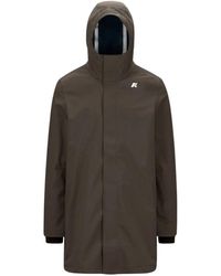 K-Way - Jassen ,Groen ,Polyester Thomas Bonded Jacket - Lyst