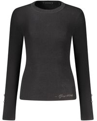 Guess - Truien & Vesten ,Zwart ,Trui Met Lange Mouwen Cannetted - Lyst