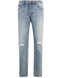 Philipp Plein - Super Straight Cut Jeans Basic - Lyst