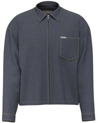 Guess - Full Zip Denim Jacket - Lyst