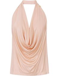 Elisabetta Franchi - Sleeveless Tops - Lyst