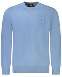 BOSS - Luxuriöser baumwoll-kaschmir-pullover - Lyst