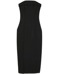 Holzweiler - Kleedjes ,Zwart ,Elegante Shelly Jurk Met Bustier Design - Lyst