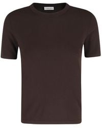 Roberto Collina - Gebreid T-Shirt - Lyst