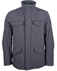Peuterey - Jassen ,Blauw ,Polyester Metal Srt 08 Jacket - Lyst