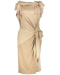 Burberry - Midi Dresses - Lyst