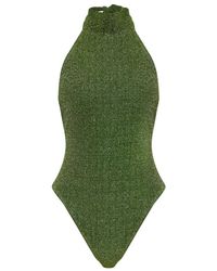 Oséree - Badmode ,Groen ,Lumière One-Piece Badpak - Lyst