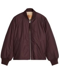 Marc O' Polo - Jassen ,Rood ,Polyester Geweven Outdoor Jas, Korte Bomber - Lyst