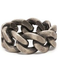 Maison Margiela - Graviertes Logo Kettenglied Slip-On Armband - Lyst