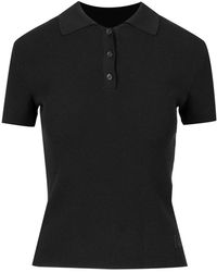 MSGM - Ribbed Polo - Lyst